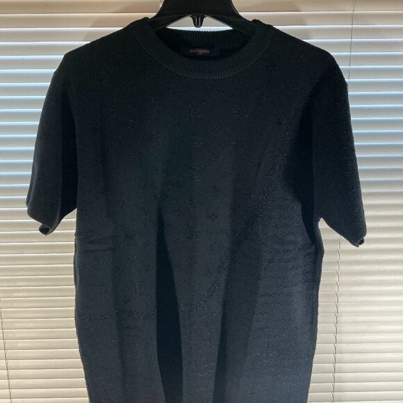 Knitted LV pattern T-Shirt - Picture 1 of 7